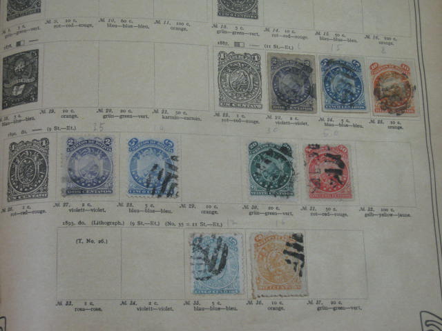 Antique Vtg International Postage Stamp Collection Album Lot 1860s-1970s Scott? 49