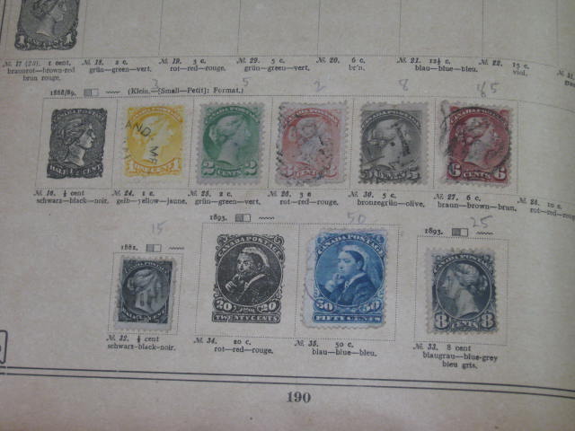 Antique Vtg International Postage Stamp Collection Album Lot 1860s-1970s Scott? 56