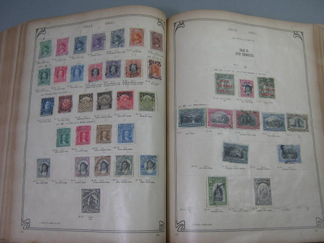 Antique Vtg International Postage Stamp Collection Album Lot 1860s-1970s Scott? 61