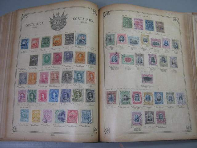 Antique Vtg International Postage Stamp Collection Album Lot 1860s-1970s Scott? 63