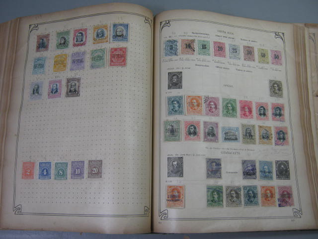 Antique Vtg International Postage Stamp Collection Album Lot 1860s-1970s Scott? 66