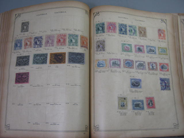 Antique Vtg International Postage Stamp Collection Album Lot 1860s-1970s Scott? 74