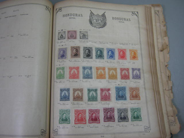 Antique Vtg International Postage Stamp Collection Album Lot 1860s-1970s Scott? 76