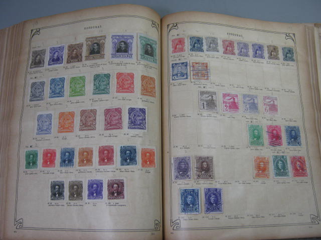 Antique Vtg International Postage Stamp Collection Album Lot 1860s-1970s Scott? 78