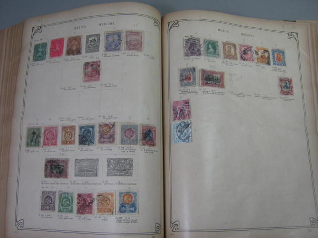 Antique Vtg International Postage Stamp Collection Album Lot 1860s-1970s Scott? 83