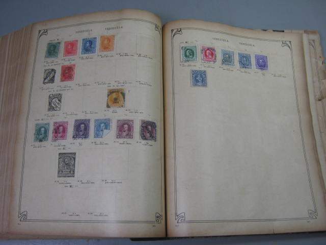 Antique Vtg International Postage Stamp Collection Album Lot 1860s-1970s Scott? 96