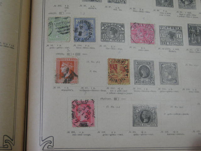 Antique Vtg International Postage Stamp Collection Album Lot 1860s-1970s Scott? 99