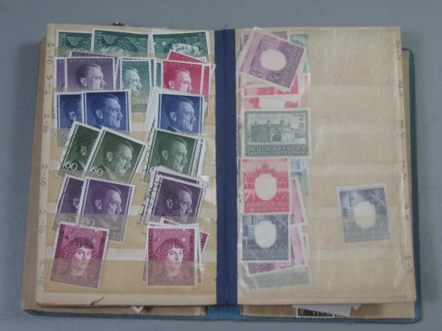 Antique Vtg International Postage Stamp Collection Album Lot 1860s-1970s Scott? 107