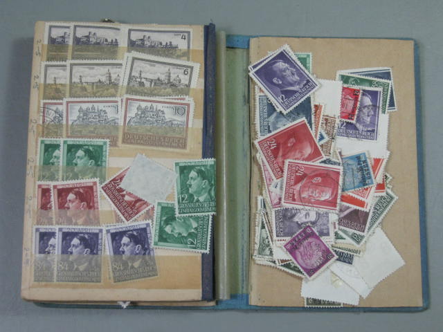 Antique Vtg International Postage Stamp Collection Album Lot 1860s-1970s Scott? 108