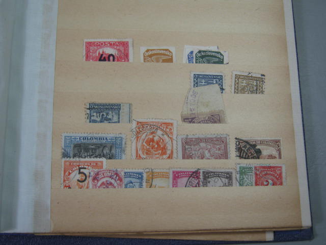 Antique Vtg International Postage Stamp Collection Album Lot 1860s-1970s Scott? 114