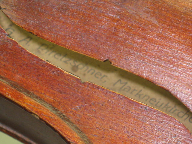 Pfretzschner Nach Antonius Stradivarius Violin Copy Cremonae Faciebat Anno 1716 7