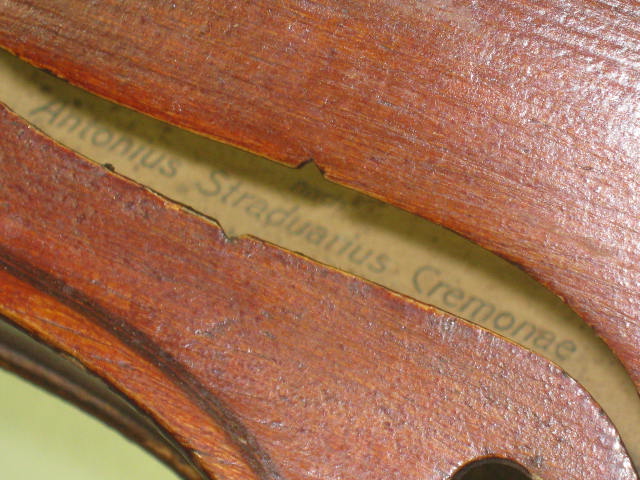 Pfretzschner Nach Antonius Stradivarius Violin Copy Cremonae Faciebat Anno 1716 8