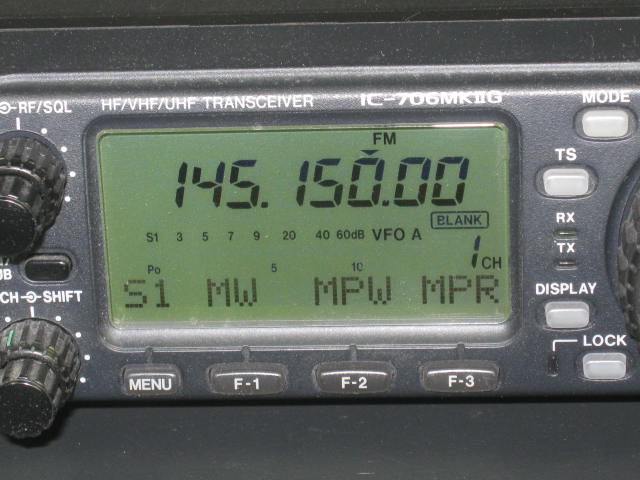 Icom 706 MKIIG HF/VHF/UHF All Mode Ham Radio Transceiver + HM-103 Mic Box Cable+ 1