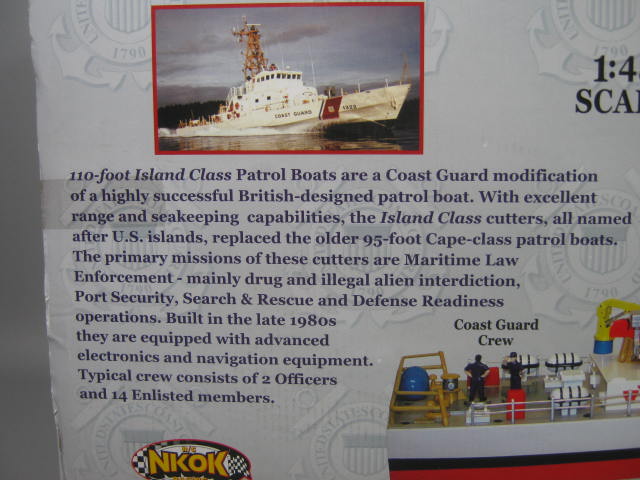 NKOK R/C Racing 110 Foot Island Class USCG Patroll Boat 1:48 Scale Radio Control 12