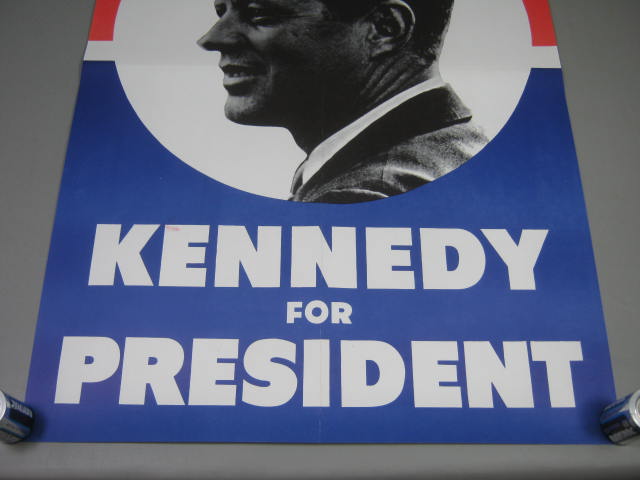 1960 JFK John F Kennedy Campaign Poster A Time For Greatness + Paper Coffee Cup 3