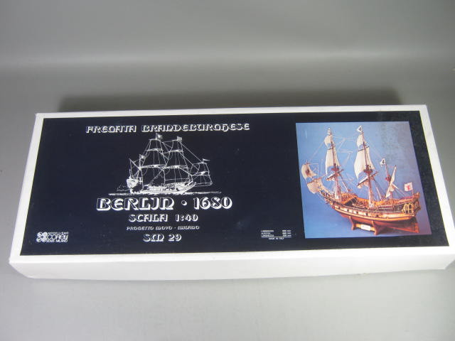Corel Wood Wooden Ship Model Kit Berlin 1680 SM #29 1:40 Scale Made In Italy NR