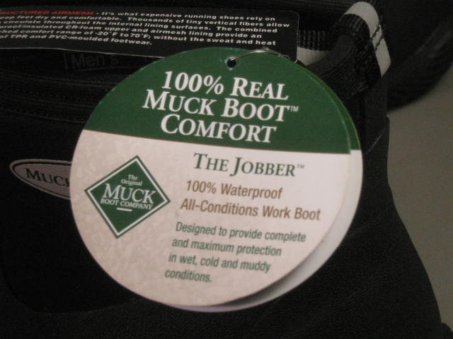 NEW Muck Boots Jobber Waterproof All Condition Work Mud JOB-000A Men 11 Women 12 6