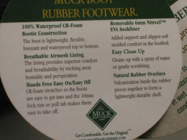 NEW Muck Boots Jobber Waterproof All Condition Work Mud JOB-000A Men 11 Women 12 8