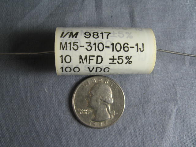 360 NOS Polypropylene Capacitors 10 mfd M15-310-106-1J 2