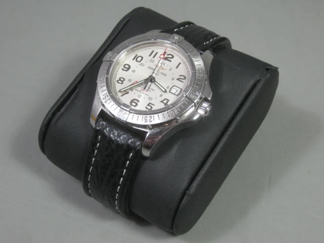 Breitling Colt GMT A32350 Mens Aeromarine Chronometer Watch Original Box COA NR! 1