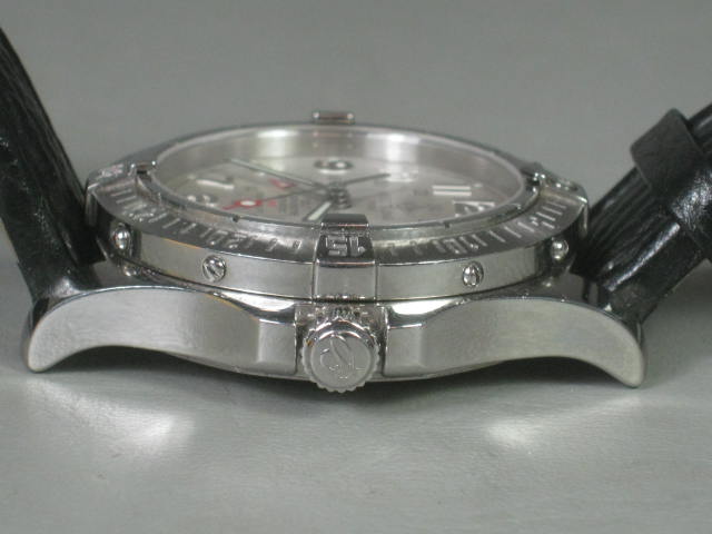 Breitling Colt GMT A32350 Mens Aeromarine Chronometer Watch Original Box COA NR! 4