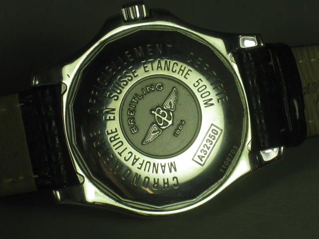 Breitling Colt GMT A32350 Mens Aeromarine Chronometer Watch Original Box COA NR! 6