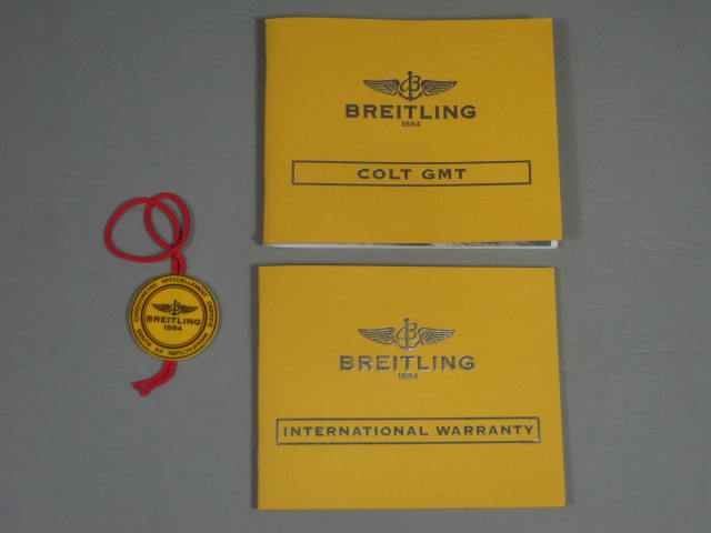 Breitling Colt GMT A32350 Mens Aeromarine Chronometer Watch Original Box COA NR! 10