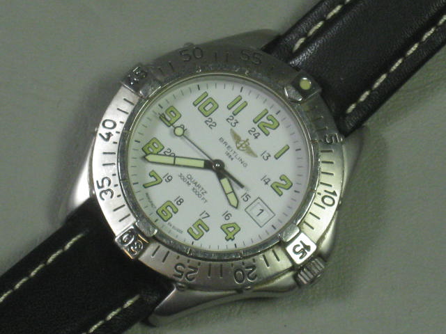 Breitling Colt A57035 Aeromarine Quartz Watch EXC Condition No Reserve Price!