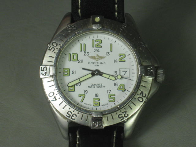 Breitling Colt A57035 Aeromarine Quartz Watch EXC Condition No Reserve Price! 1