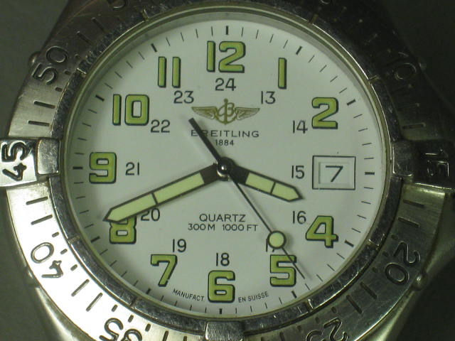 Breitling Colt A57035 Aeromarine Quartz Watch EXC Condition No Reserve Price! 2