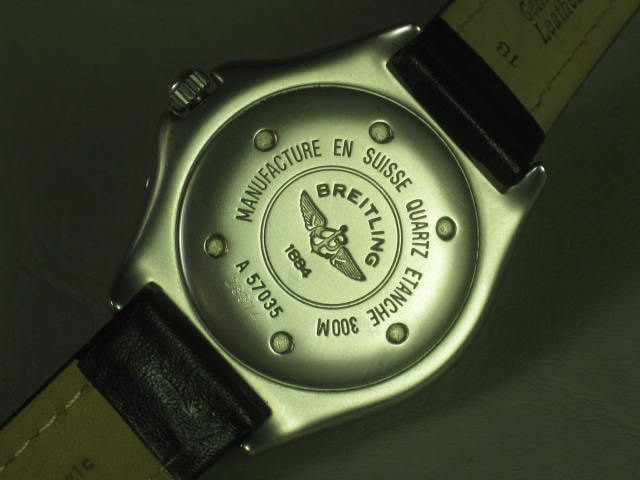 Breitling Colt A57035 Aeromarine Quartz Watch EXC Condition No Reserve Price! 7