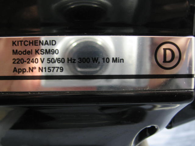 KitchenAid KSM90 220-240V Ultra Power Stand Mixer + NR 6