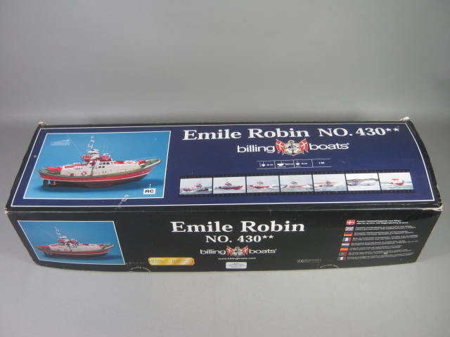 Billing Boats Emile Robin No. 430 Wooden Wood Plastic Ship Boat Model Kit 1:33