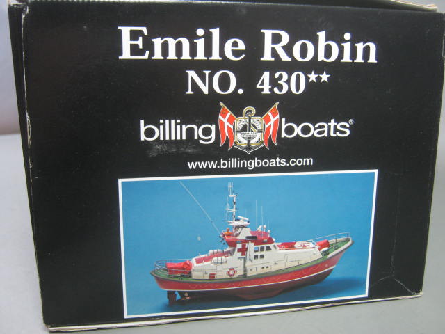 Billing Boats Emile Robin No. 430 Wooden Wood Plastic Ship Boat Model Kit 1:33 4