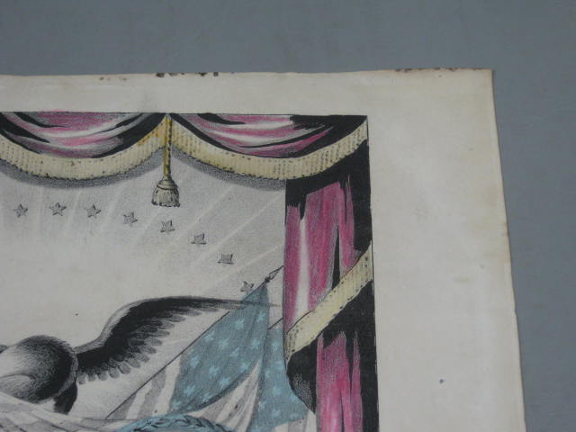 1844 Polk Dallas Grand National Banner Jugate Campaign Lithograph Print Currier 3