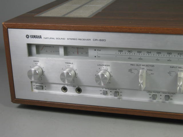 Vtg Yamaha CR-620 Natural Sound AM/FM Stereo Receiver Professional Reconditioned 1