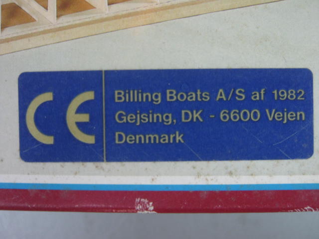 Billing Boats St. Canute #700 Wooden Wood Ship Boat Model Kit Unbuilt In Box 2