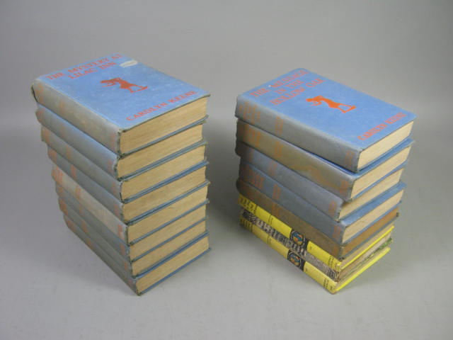 16 Vtg Carolyn Keene Nancy Drew Mystery Stories Book Series 1930-1963