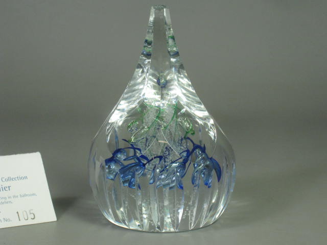 Caithness Crystal Chandelier Limited Edition Art Glass Paperweight #105/200 NR! 2