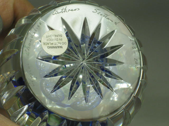 Caithness Crystal Chandelier Limited Edition Art Glass Paperweight #105/200 NR! 7