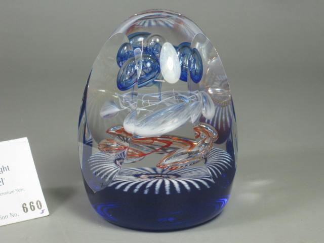 Caithness Millennium Carousel Signed Limited Edition Art Glass Paperweight #660 2