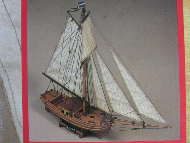 C. Mamoli Gretel XVIII Yacht 1:54 Scale Wooden Wood Ship Boat Model Kit MV 33 NR 1