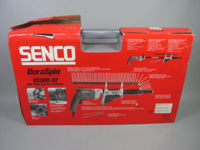 NEW Senco DuraSpin DS300-S2 Screw Driving System Set W/ 2500 RPM Screwdriver NR! 1