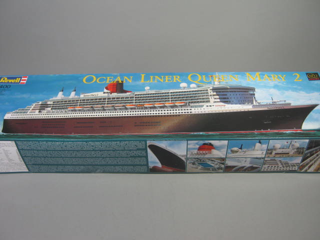 NIB Sealed Revell Queen Mary 2 Ocean Liner 1:400 Scale 05223 Ship Boat Model Kit 1