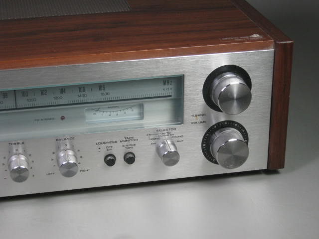 Vtg 1970s Technics Model SA-80 FM/AM Stereo Receiver 15 WPC Phono Tape Aux Input 2