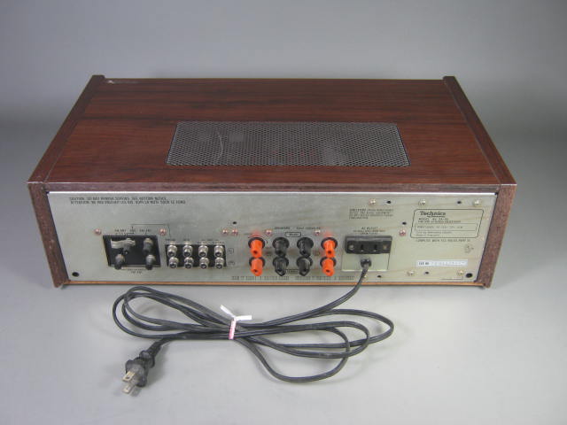 Vtg 1970s Technics Model SA-80 FM/AM Stereo Receiver 15 WPC Phono Tape Aux Input 6