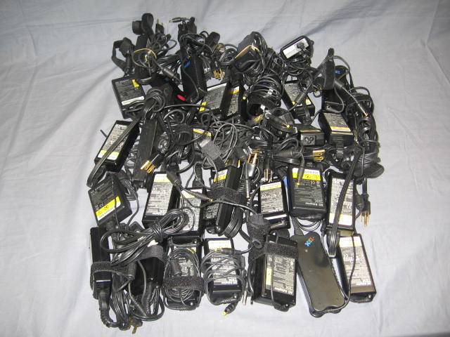 36 IBM Laptop Computer AC Power Supplies Adapters Lot