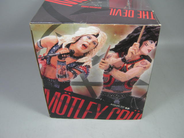 NEW McFarlane Toys Motley Crue Shout At The Devil Deluxe Boxed Figure Stage Set 4