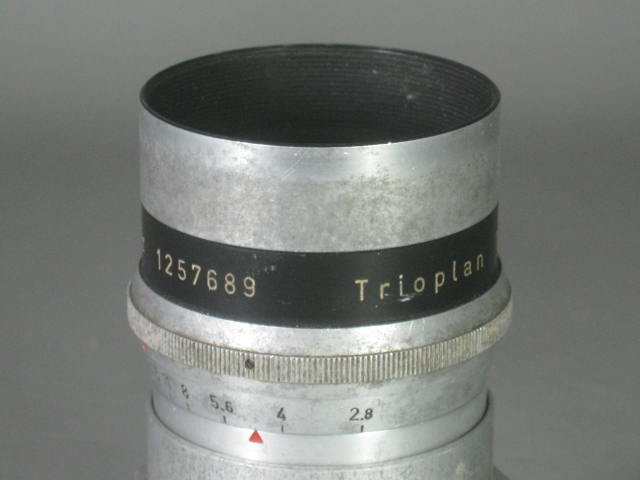 Meyer-Optik Gorlitz Trioplan 1:2.8/100 V 100mm Telephoto Camera Lens No Reserve! 5