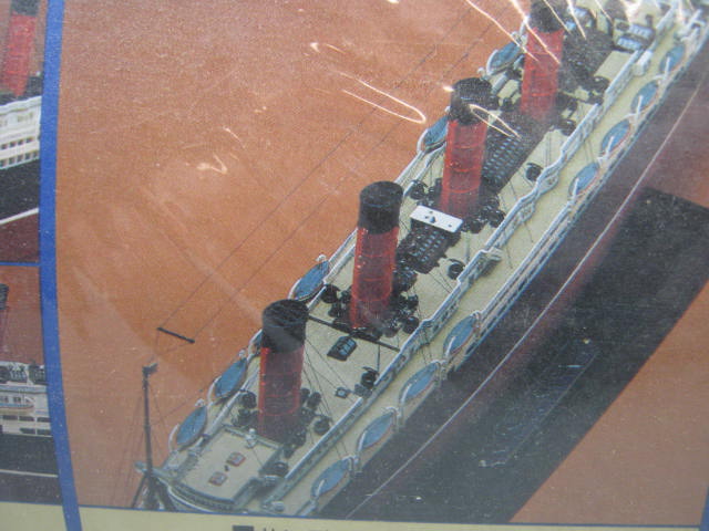 NIB Gunze Sangyo RMS Lusitania 1:350 Scale Ship Boat Plastic Model Kit Sealed NR 6